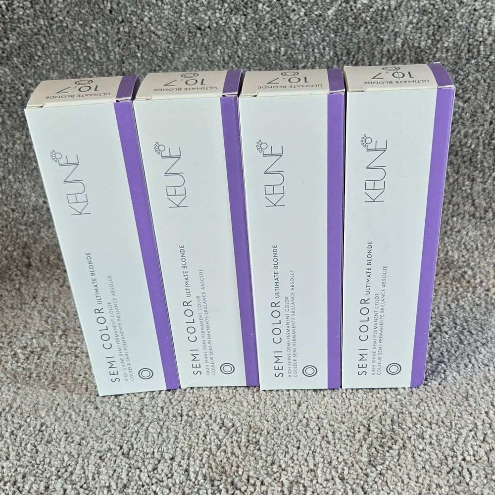 Keune Semi Color 10.7 Lightest Violet Blonde Ultimate Blonde 4pk Unisex 60ml
